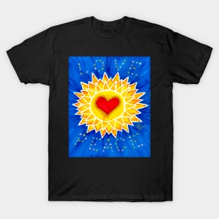 Love and peace mandala T-Shirt